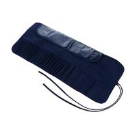 SHOWERORO Makeup Brush Rolling Organizer Bag Waterproof Large Capacity Travel Makeup Brush Rolling Pouch Belt Strap