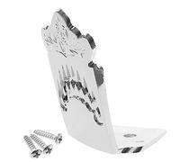 SHOWERORO Mandolin Tailpiece 8-string Metal Replacement Screws Professional Chrome Mandolin Accessory for Musical Instrument Parts Suitable for Guitar Makers