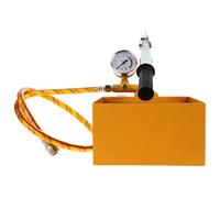 SHOWERORO Manual Hydraulic Pressure Test Pump for Water and Oil with Reading and Large Dial, Aluminium and Copper Construction Suitable for Building and Industrial Use Color Style