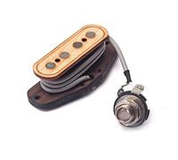 SHOWERORO Maple Wood Soundhole Pickup Guitar Pickup Guitar Bridge Pickup Instrument Accessories Three-string Soundhole Pickup Guitar Neck Pickup Guitar Replacement Parts Brown Bamboo