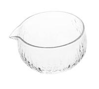 SHOWERORO Matcha Tea Bowl Spout Japanese Style Tea Cup for Brew Glass Matcha Cup Holder Matcha Reusable Matcha Bowl