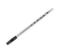 SHOWERORO Metal Soprano Recorder in d Key, Practice Recorder Instrument for Beginners and Boys and Girls, Irish Whistle Flute Tin Mouthpiece for School Music Learning