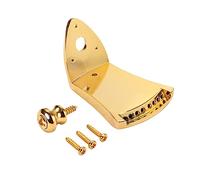 SHOWERORO Metal Triangle Mandolin Tailpiece String Guitar Gold Plated Pull Board Screws