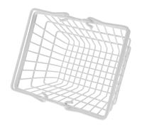 SHOWERORO Mini Alloy Shopping Basket with Handle for Desktop and Office Use, Space-saving Open Design Metal Storage Basket Suitable for Holding Ties and Sundries on Study or Work Desk