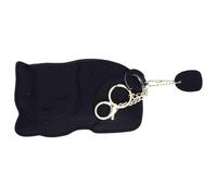 SHOWERORO Mini Coin Bag Adorable Cat Design Ultra-thin Lightweight Purse for Coins Cards Keys Compact Storage Pouch for Women Daily Use in Black