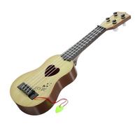 SHOWERORO Mini Ukulele Toy for Boys and Girls 39cm Four-string Beige Child Musical Instrument Educational Play Guitar