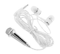 SHOWERORO Miniature Vocal Microphone for Voice Recording Portable Wired Mic for Karaoke Podcasting and Live Streaming Compatible Mobile Phones and Laptops Easy to Use and Carry