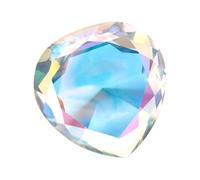 SHOWERORO Model Hand-model Display Heart-shaped Artificial Crystal Diamond Adorn Unique Creative for Fake Diamond Decor, Shining Brightly Desktop Decoration Manicure for Nail Photo Prop