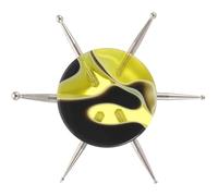 SHOWERORO Multifunction Nail Art Drawing Pen for Clay and Nail, Easy to Hold Lightweight Acrylic and Aluminium Tube Tool, round Shape for Handicraft Production and Art Teaching