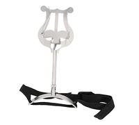 SHOWERORO Music Stands for Sheet Music Lightweight Euphonium Stand Sturdy Iron Music Book Holder Silver