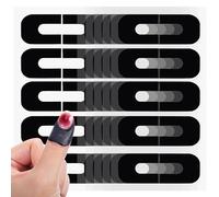 SHOWERORO Nail Polish Protector 100 Sheets Lightweight Silicone Nail Adhesive Pads for Finger Guard Protection