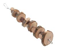 SHOWERORO Natural Wood Chewing for Rabbits and Small Pets Unique Shapes, Brown Hamster and Guinea Pig Molar for Chewing and Mood Relief during Playing