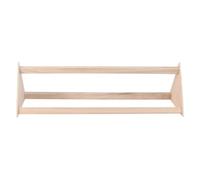 SHOWERORO Natural Wood Parrot Perch Stand for Conures and Chicks, Practical Training and Resting Rack, Khaki Bird Cage Accessory for Pets, for Flying Birds and Chicken Perches