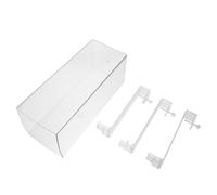 SHOWERORO Negative Pressure Elevator Fish Tank, 9.8x4.1x4.1 Inch Acrylic Suspended Aquarium Decor Space Saving Design and Easy Maintenance for Betta Fish on Window Sills or Desktop