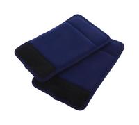 SHOWERORO Non-Slip Padded Wheelchair Armrest Cushions with Epoxy Grip Particles, Navy Blue Walker Handle Covers for Seniors, Universal Crutch and Mobility Aid Arm Pads (1 Pair)