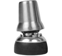 SHOWERORO Non-Slip Stainless Steel Crutch Tips Replacement for Walking Canes and Trekking Poles Lightweight Cane Tip Sleeve with Enhanced Grip for Outdoor Hiking Mountaineering and