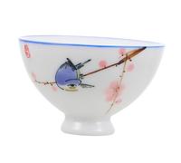 SHOWERORO Novelty Cup Hand-Painted Tea Bowl 1pc Ceramic Teaware for Tea Cup Tea Ware Decorative