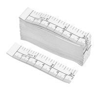 SHOWERORO Paper Tape Measure 25Pcs Dual Metric and Imperial 1 Meter Disposable Measuring Tape for Body and Wound Measurement with Numbering for Nurses and Designers