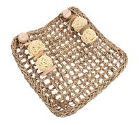 SHOWERORO Pet Grinding Feet Board for Chinchilla and Squirrel with Synthetic Material and Brown Colour Suitable for Pet Cage and Personal Home Use