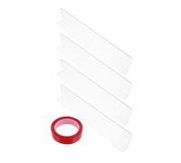 SHOWERORO Pet Window Sill Protector 4Pcs Plastic Cover with Magnetic Feature, Preventing Dog and Cat Scratching, for Home Window Edges