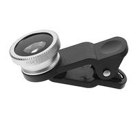 SHOWERORO Phone Camera Lens Kit Super Wide Angle Macro and Fisheye Lens Clip Stylish Silver Durable Easy Installation for Capturing Details and Stunning Perspectives