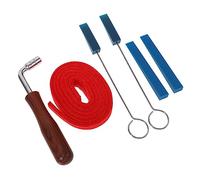 SHOWERORO Piano Tuning Tool Kit Tuning Pegs Tuners Shaped Wrench for Piano Repair
