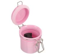 SHOWERORO Pink Eyelash Glue Storage Tank 200Ml Lash Adhesive Container Leak Proof Lash Glue Holder for Eyelash Grafting and Extension Use