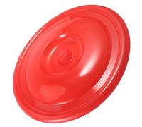 SHOWERORO Plastic Bucket Lid for Waste Bin and Garbage Container, Easy to Install and Replace, Sturdy Red Plastic Trash Can Lid Suitable for Offices and Buildings