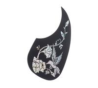 SHOWERORO Plastic Guitar Pickguard Sticker Decorative Hummingbird Pattern Anti-scratch Strum Baffle Impact Protection Plate for Electric Guitars