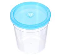 SHOWERORO Plastic Reptile Carrier Box for Small Turtle and Betta Fish, Easy Food Feeding and Convenient to Carry, Mini Aquarium Breeder Box for Home Or Travel Use Random Color