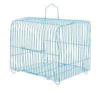 SHOWERORO Portable Parrot Carrying Cage with Spacious Interior and Steel Wire Construction, Lightweight Bird Carrier Travel Cage for Safe Bird Travel