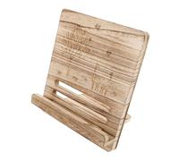 SHOWERORO Portable Wooden Music Sheet Stand Desktop Retro Music Score Holder Book Display Rack for Cookbook and Document Reading, Wheat Color Suitable for Desktop Use