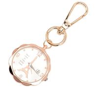 SHOWERORO Practical Nurse Hanging Pocket Watch with Arabic Numerals, Glowing Buckle Brooch Design, Portable Luminous Fob Watch for Staff and Healthcare Use