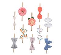 SHOWERORO Printed Hairbands with Bows Assorted Color Headdress for Newborns and Toddlers Photo Props for Boy Girl s Accessories