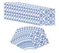 SHOWERORO Printed Paper Napkins Practical and Safe Household Table Napkins 80 Sheets with Creative Exterior Design for Graduation Party and Wedding Reception