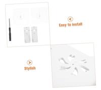 SHOWERORO Projector Mount Bracket Wall Mount No Drill Router Storage Modern Wall Projector Bracket for Living