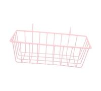 SHOWERORO Rabbit Hay Feeder Large Metal Hanging Rack for Guinea Pig Chinchilla Bunny, Suitable for Indoor Cages, Pink, 23.5Cm × 10Cm