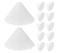 SHOWERORO Refractory Support Nails Sturdy High Temperature Resistant 50pcs White Aluminium Oxide Pottery Kiln Nails Practical to Use Ceramic Firing Accessories for Sculpting Clay Work
