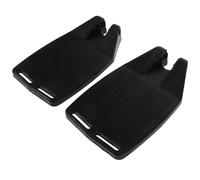SHOWERORO Replacement Wheelchair Footrest Pedal Pair, Thickened ABS Plastic and Metal Footplates for Elderly Patients, Universal Stable Wheelchair Legrest Suitable for Mobility Aids