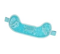 SHOWERORO Reusable Blue PVC Gel Ice Head Wrap Strap for Headaches and Sports Cooling, Hot Cold Therapy Relief with Adjustable Cold Compress for Injury and Physical Soothing