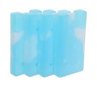 SHOWERORO Reusable Ice Packs 8.5oz 250ml 4pcs for Coolers and Lunch Boxes PE Material Freezer Blocks Rapid Cooling and Longterm Performance, for Shipping Perishables and Cold-chain