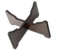 SHOWERORO Rosewood Grain Tongue Drum Stand for 8-inch Drums Steel Tongue Display Rack Holder Compatible Handpan and Tank Detachable Floor Bracket for Practice and Performance