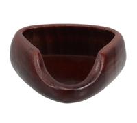 SHOWERORO Rubberwood Coffee Bean Tray with Wood Dosing Cup and Measuring Scoop, Fresh Bean Displaying Plate for Espresso Bar, Coffee Powder Storage and Dosing Accessory