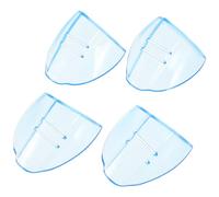 SHOWERORO Safety Glasses Side Shields 17Mm Large Single Hole Side Guards Flexible Eyeglasses for Eye Protection 2 Pairs Pack