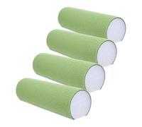 SHOWERORO Self-adhesive Wall Mounted Cat Scratching Posts Light Green 4pcs Polyester Material, 30x10x8cm, Encourages Healthy Exercise and Climbing for Indoor Cats and Kittens on Balconies