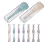 SHOWERORO Silicone Hard Contact Lens Remover Tools Ergonomic Design with Soft Tip 16pcs for Stable Control and Independent Use Compact Eye Contact Remover Tool Suitable for Random Color