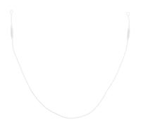 SHOWERORO Silicone Lanyard with Double, Removable Neck Strap for Ear Buds Anti-Loss, White Flexible Earbud Cord Replacement Suitable for Hearing Protection and Daily Use