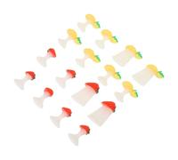 SHOWERORO Silicone Toe Separators Comfortable Soft Dividers 16pcs for Nail Art and Pedicure Practical DIY Manicure Tool to Keep Toes in Right Direction for Nail Art Use