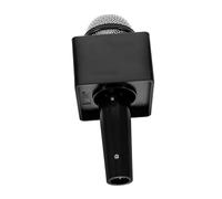 SHOWERORO Simulated Microphone Prop Lightweight Fake Mic with Stand for Stage Performance Karaoke and Creative Play Realistic Design for Confidence Building