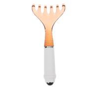 SHOWERORO Sixfinger Dualhead Resin Scalp Massager with Soft Antler Comb and Beads for Muscle and Comprehensive Relaxation, for Facial and Body Massages
